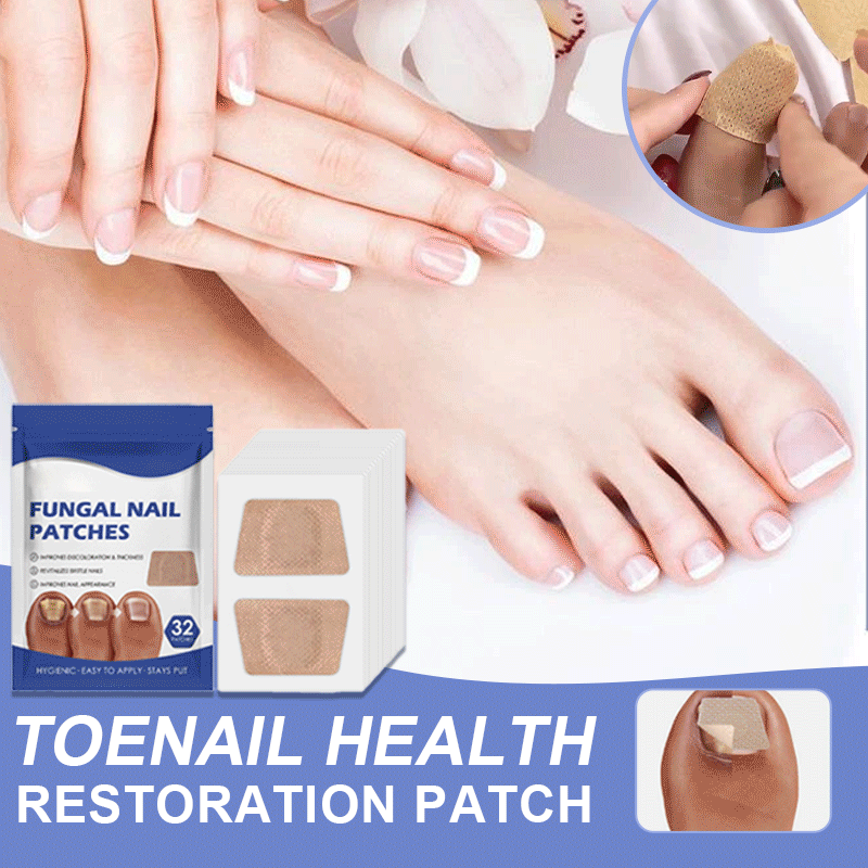 Toenail Health Restoration Patch - 32Pcs Nail Patches for Promoting Healthy Nails