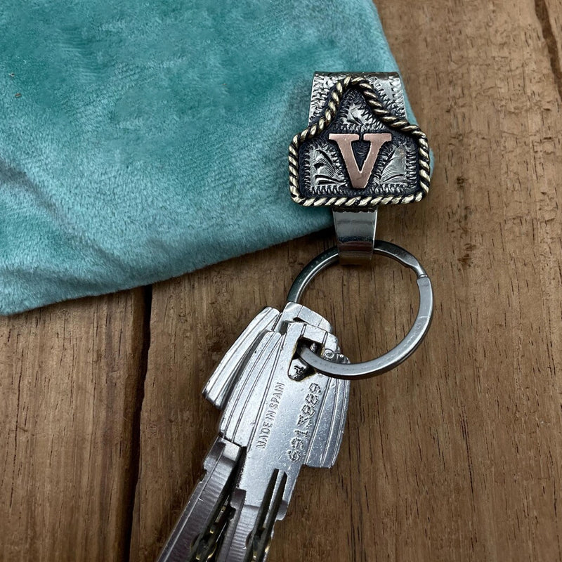 2025 New Product 💥 Denim Letter Key Chain