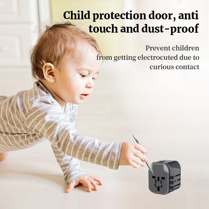 Travel adapter plugs are suitable for use in many countries around the world