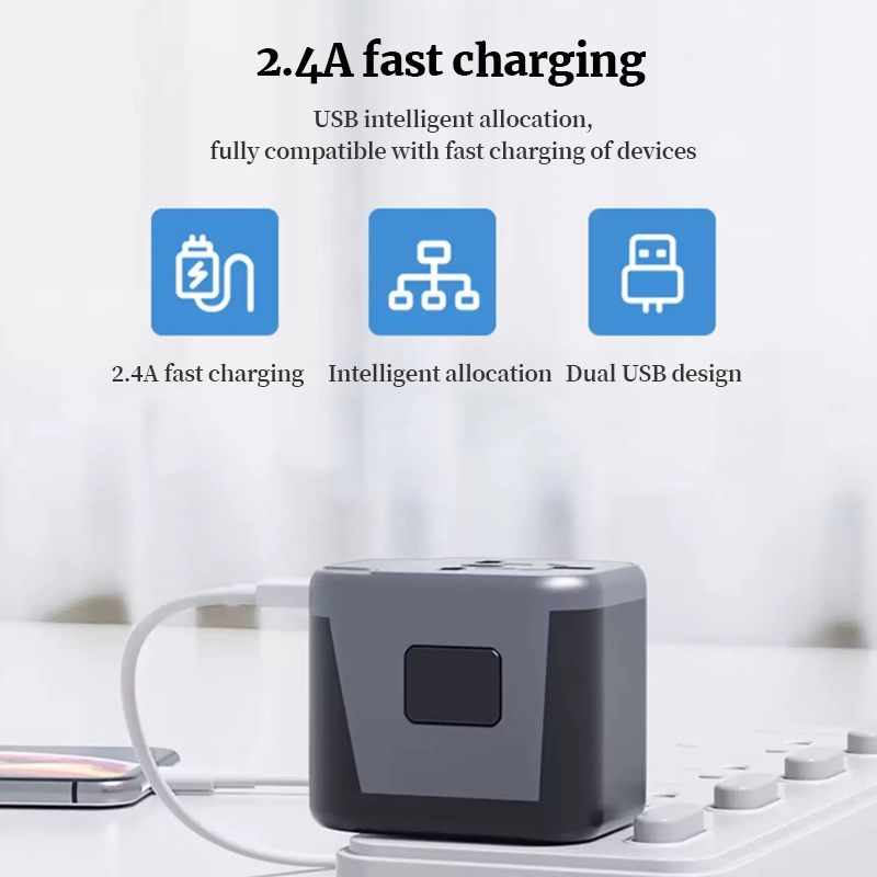 Travel adapter plugs are suitable for use in many countries around the world