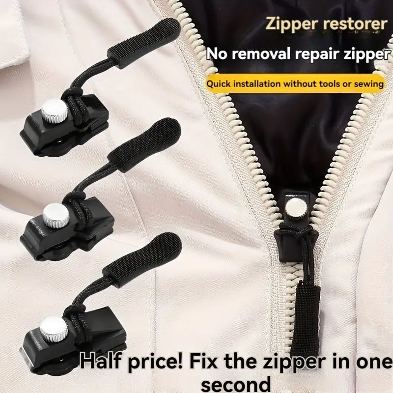 🔥Last Day 47% OFF🔥Universal Zipper Repair Kit Quick Fix Slider