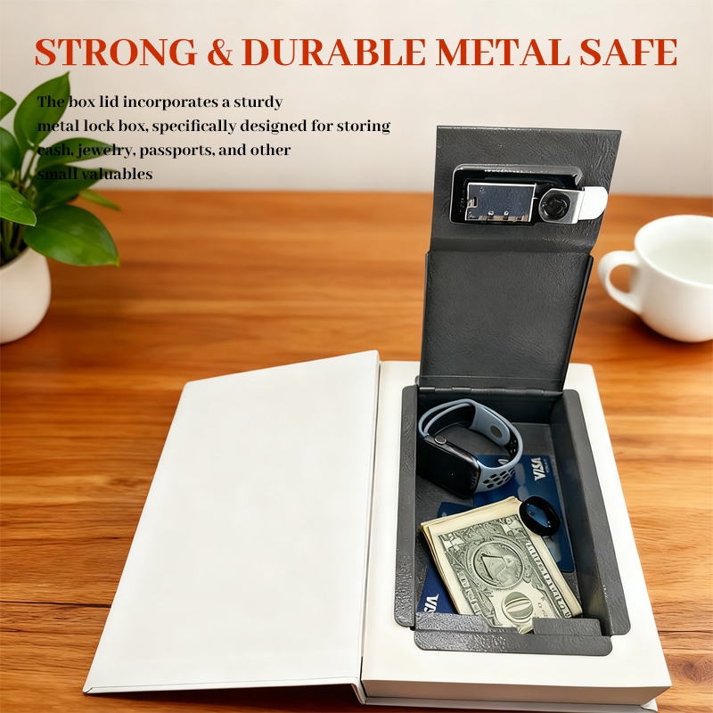 📘 Real Paper Diversion Book Safe with Combination Lock