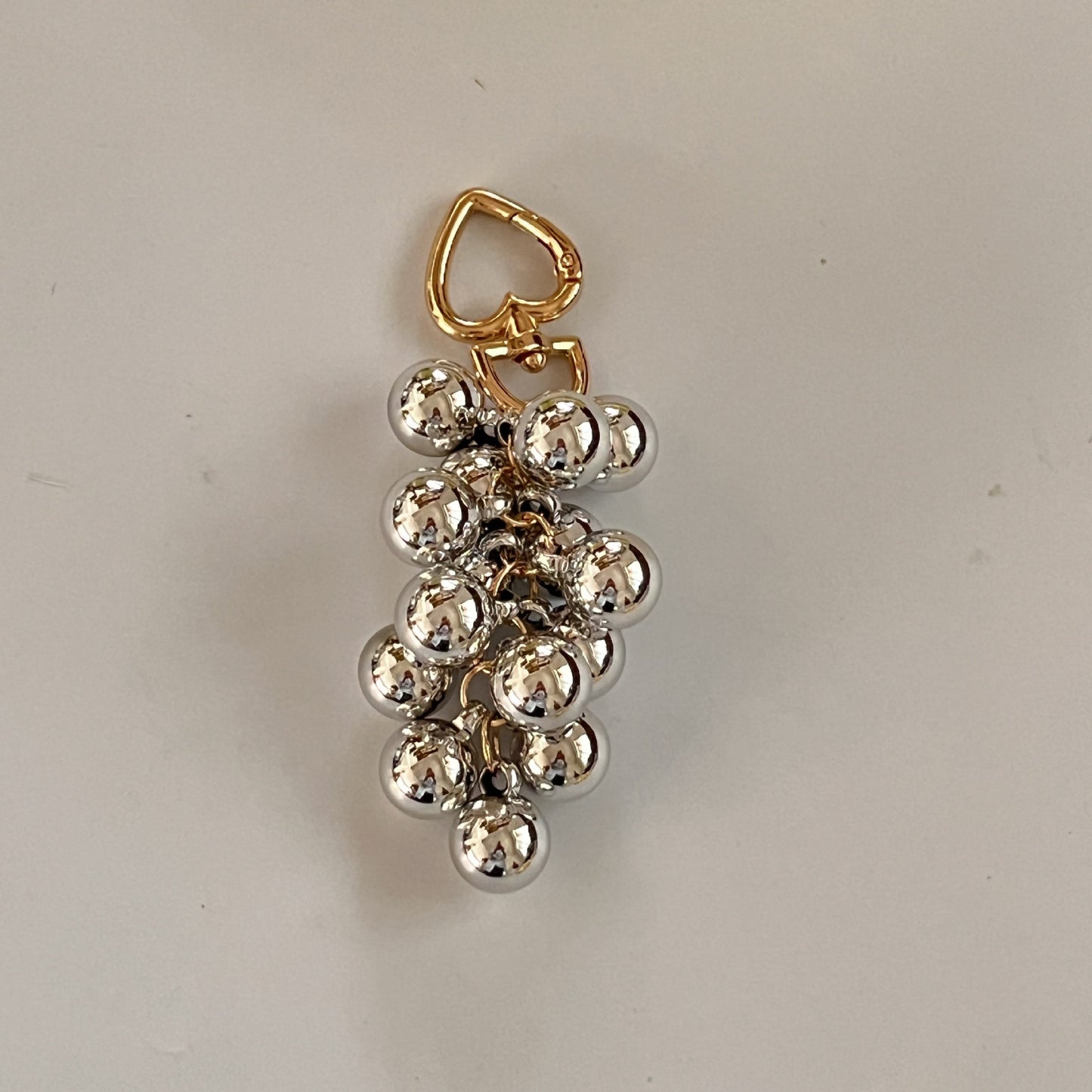 Grape fruit key ring pendant