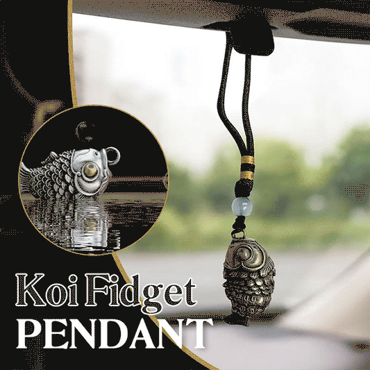 Koi Fidget Pendant With Chain
