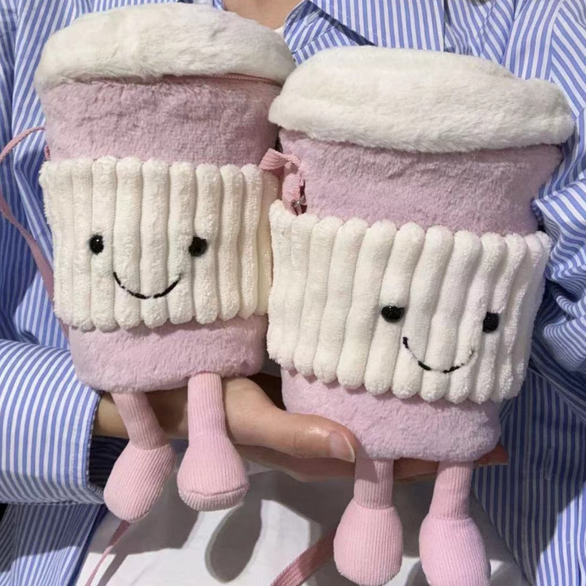 Cute milk tea cup sleeve crossbody bag