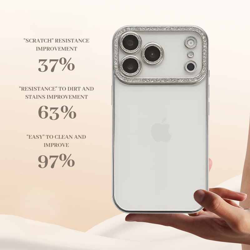 📱  iPhone 17 Pro Max Crystal Phone Case