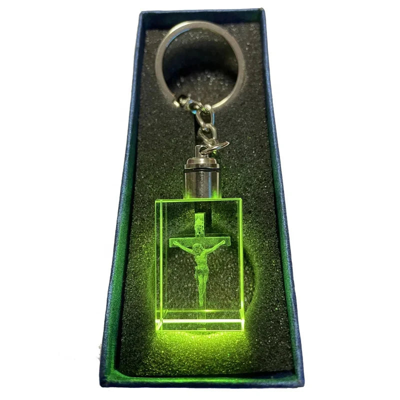 Divine Glow Breathing Light Keychain