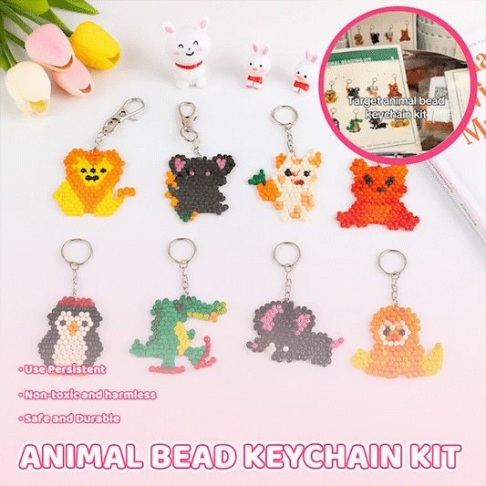 🦊 Animal Bead Keychain Kit