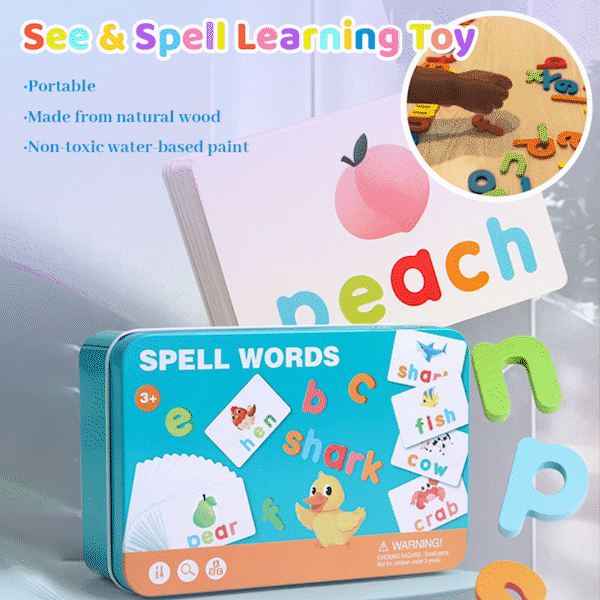 ✨ See & Spell Learning Toy
