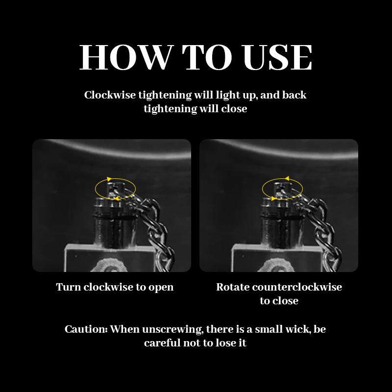 Divine Glow Breathing Light Keychain