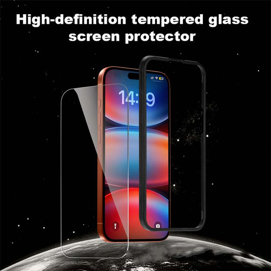 High-definition tempered glass screen protector for Apple 17promax mobile phone
