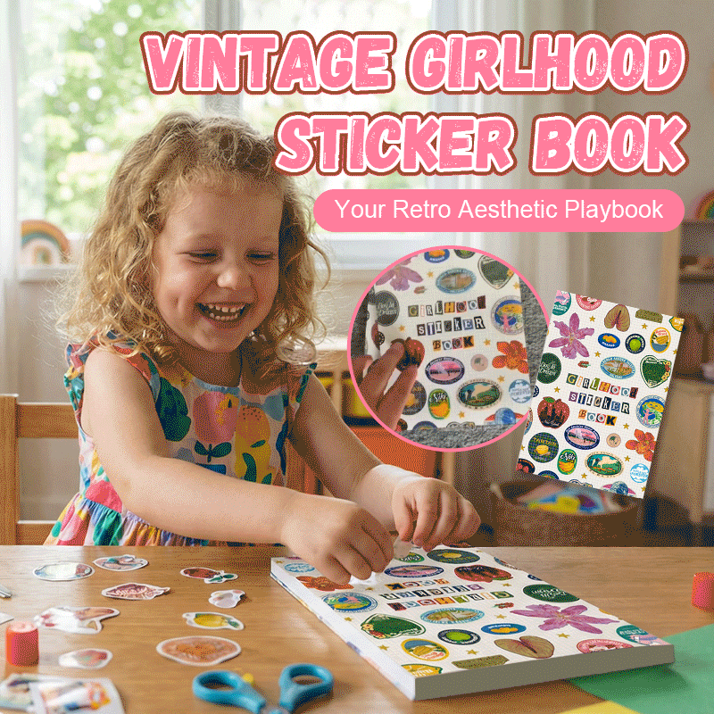 Vintage Girlhood Sticker Book