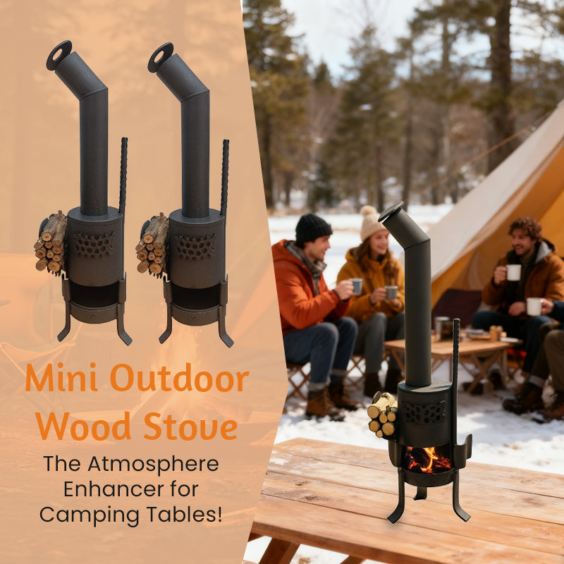 ⛺ 【Pocket Campfire】Mini Outdoor Wood Stove