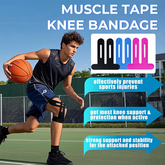 Muscle tape knee bandage