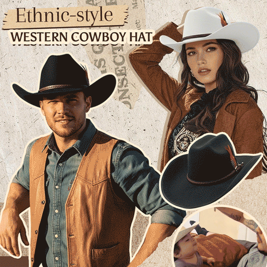 Ethnic-Style Western Cowboy Hat