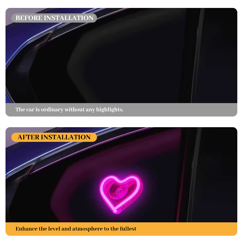 LED Luminous Heart Atmosphere Light
