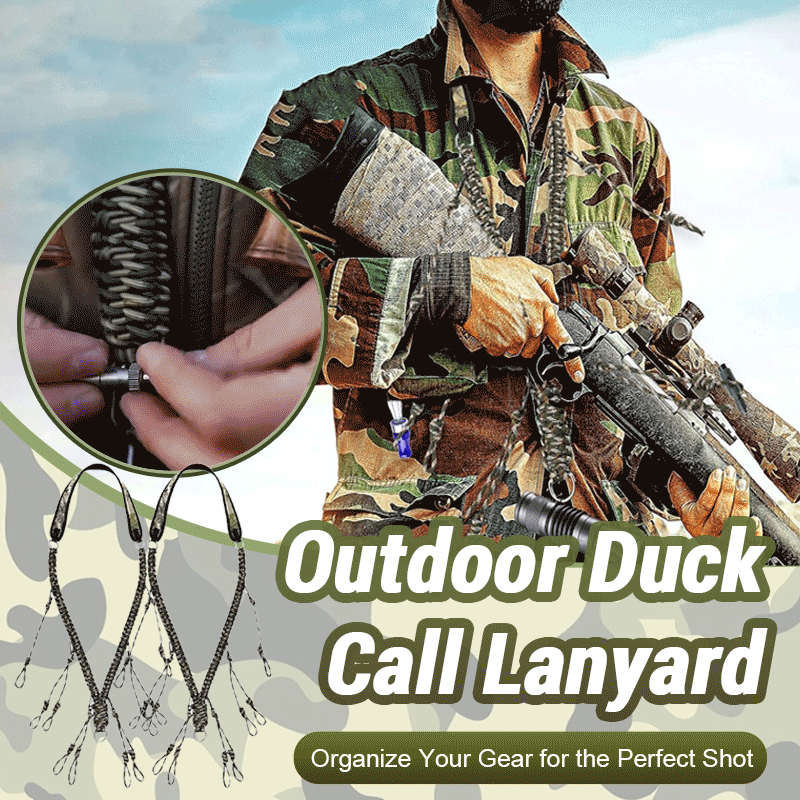 🦆Outdoor Duck Call Lanyard