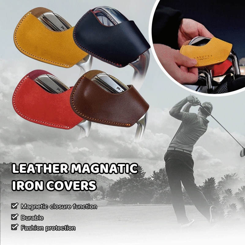 Leather Magnatic Iron Covers