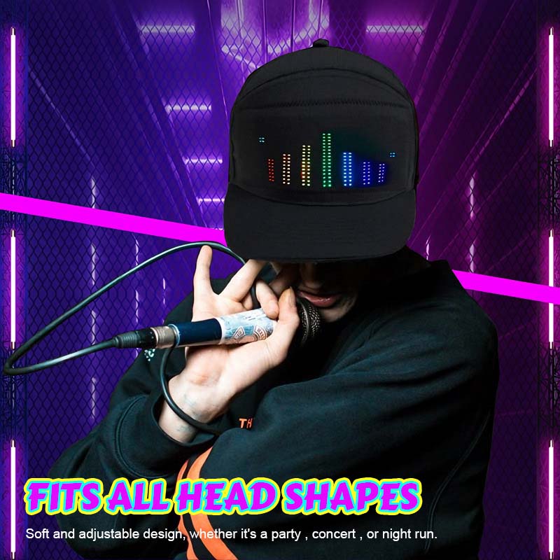 🎉 LED Full-Color Display Cap 🎉