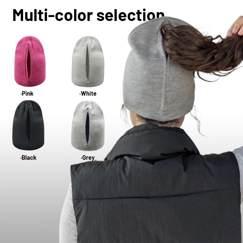🧣Magnetic Ponytail Beanie for Women