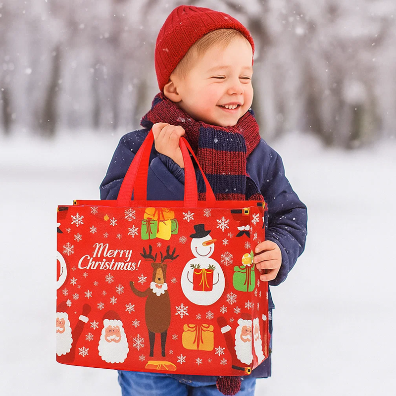 🎄 Yuletide Carry — Large Reusable Christmas Gift Tote 🛍️