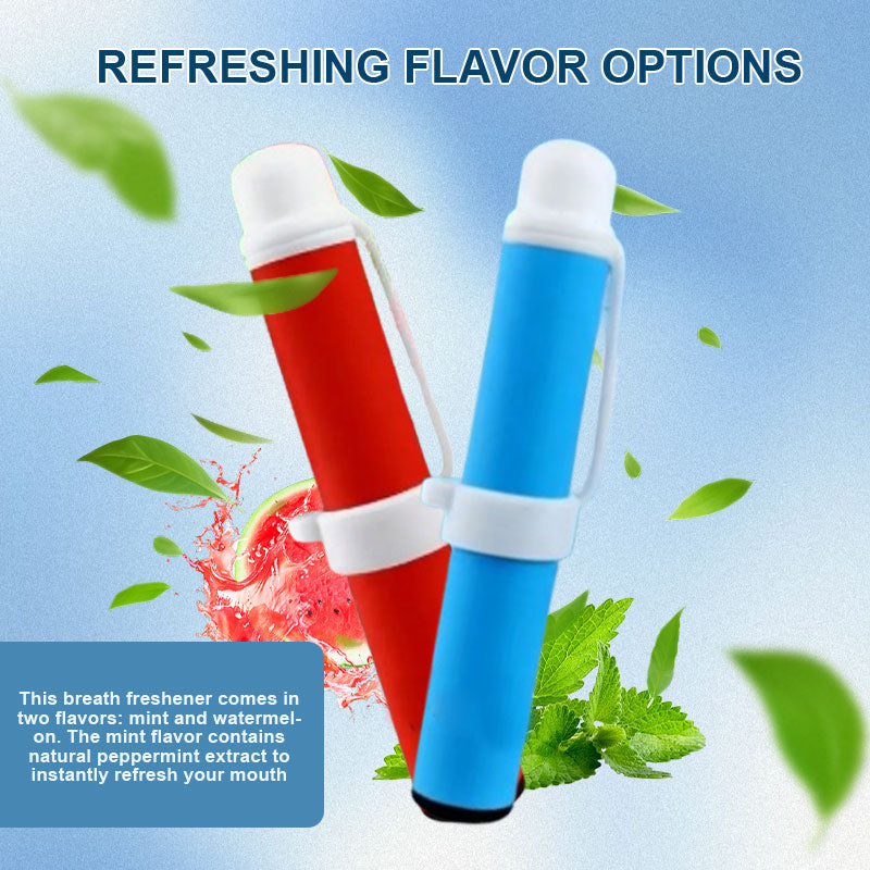 Breath freshening inhaler