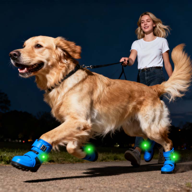 🌟 LED Dog Shoe Lights