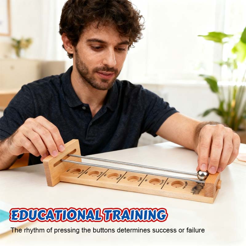 🎮 Interactive Double Challenge Set: Flip Gymnastics Machine + Clamping Stick Tabletop Challenge Game