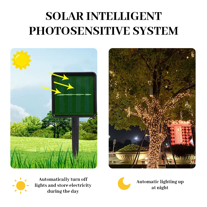 ✨ 2025 Upgraded Solar Christmas Lights
