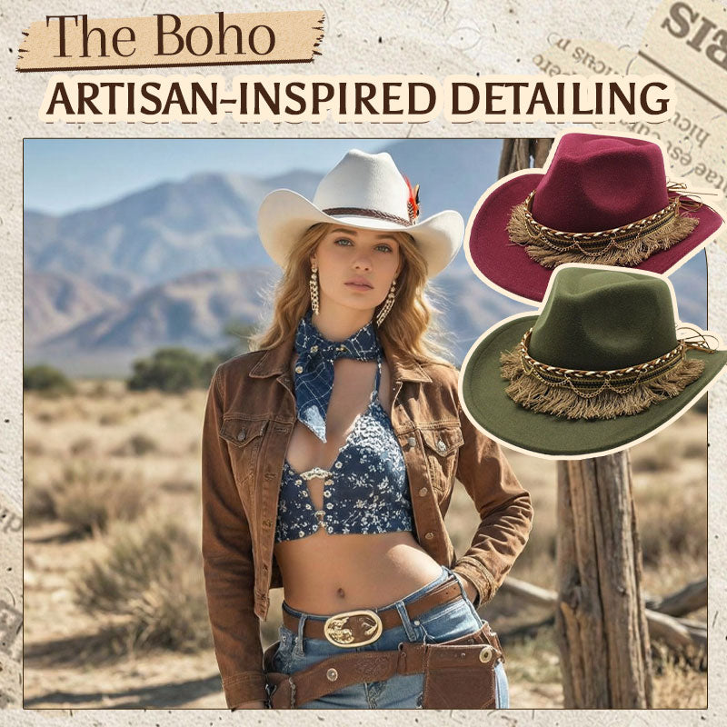Ethnic-Style Western Cowboy Hat