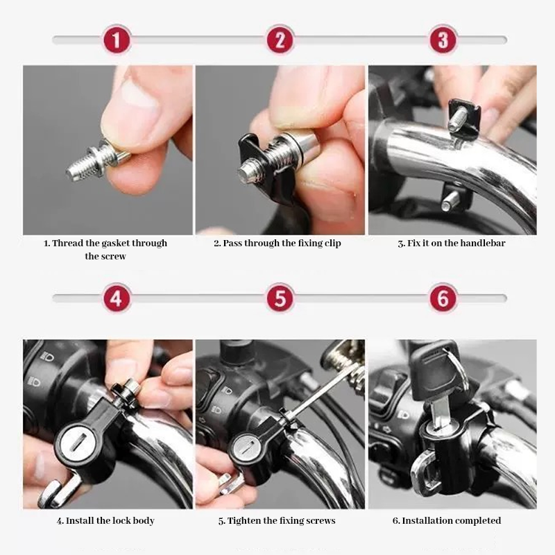 🗝️Premium Motorcycle Helmet Lock