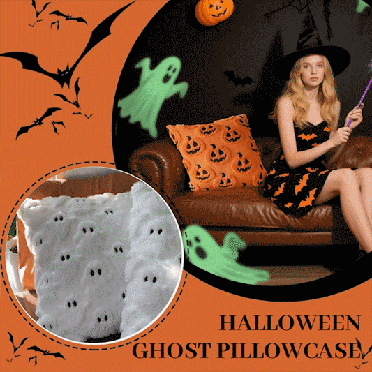 👻 Spooky & Soft Halloween Ghost Pillowcase