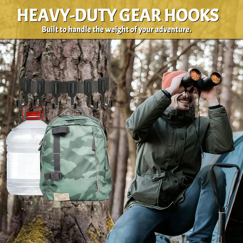 🌲 The Wilderness Rack: Tree-Mount Gear Organizer