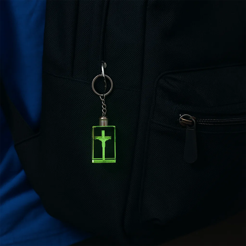 Divine Glow Breathing Light Keychain