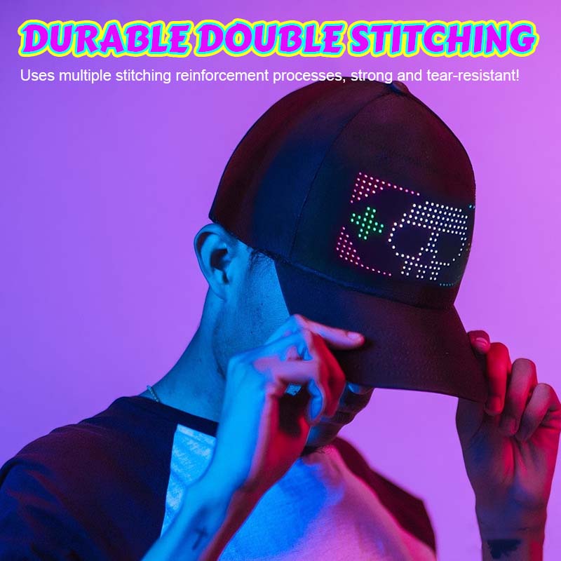 🎉 LED Full-Color Display Cap 🎉