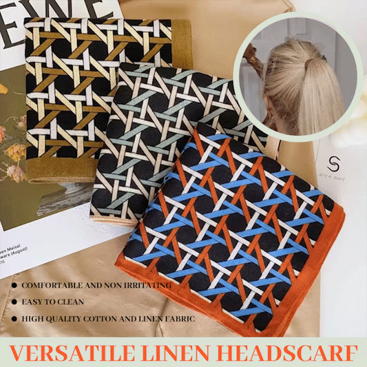 🧣 Versatile Linen Headscarf