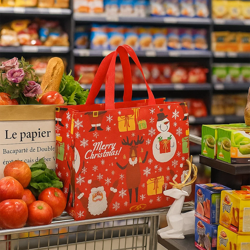 🎄 Yuletide Carry — Large Reusable Christmas Gift Tote 🛍️