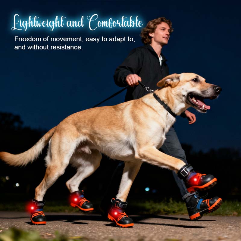 🌟 LED Dog Shoe Lights