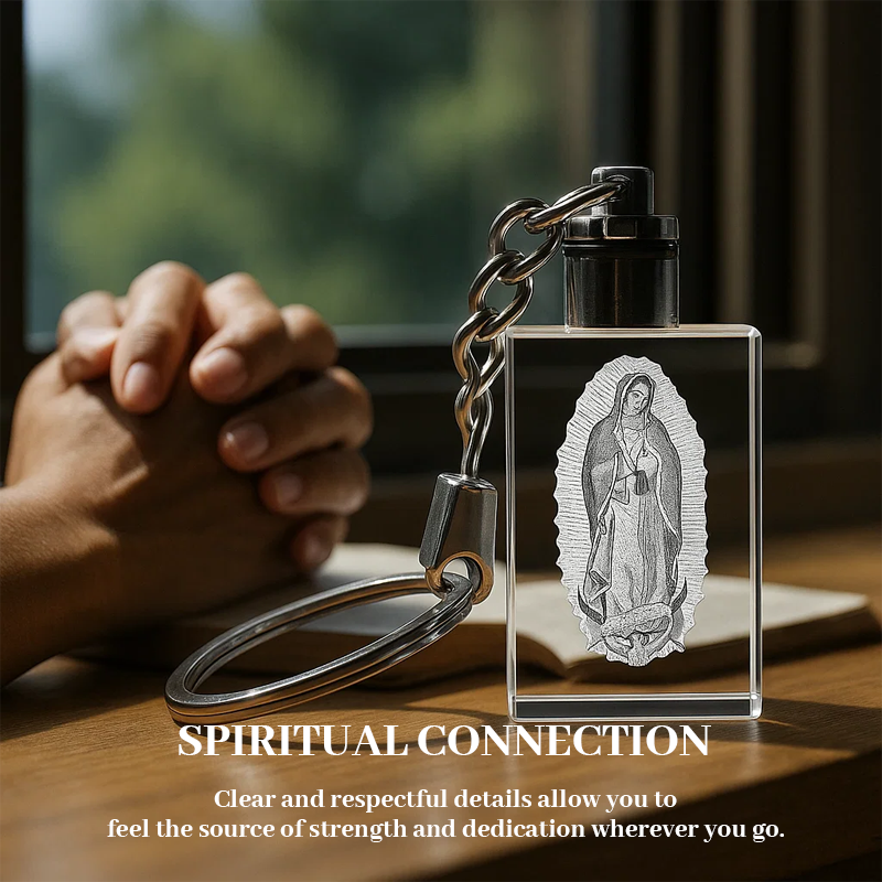 Divine Glow Breathing Light Keychain