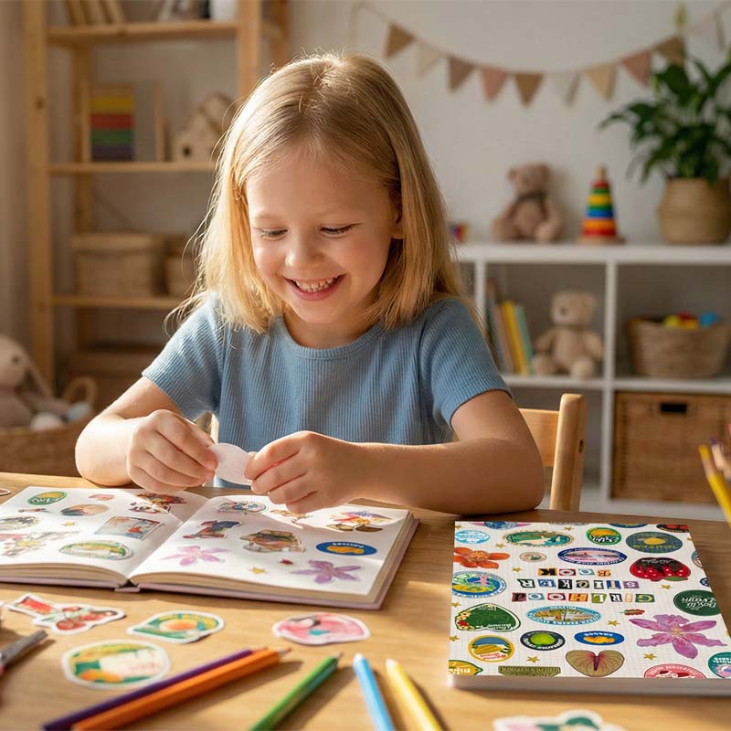 Vintage Girlhood Sticker Book