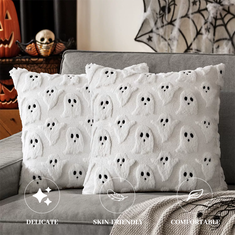 👻 Spooky & Soft Halloween Ghost Pillowcase