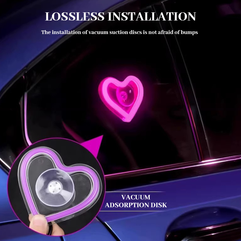 LED Luminous Heart Atmosphere Light