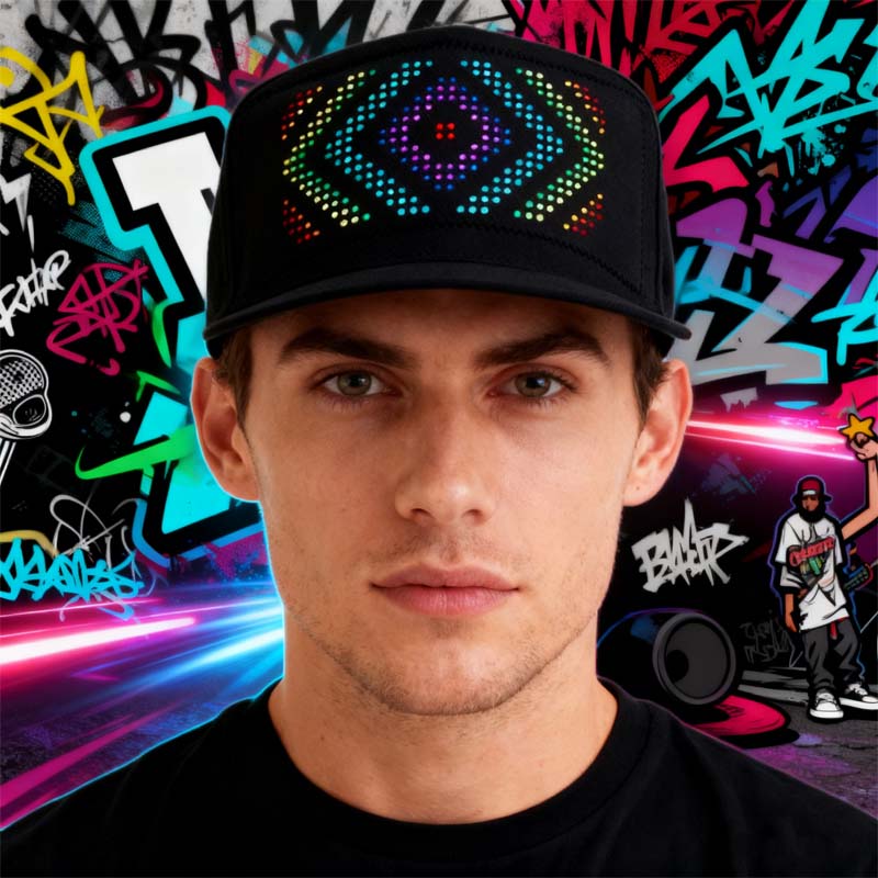 🎉 LED Full-Color Display Cap 🎉