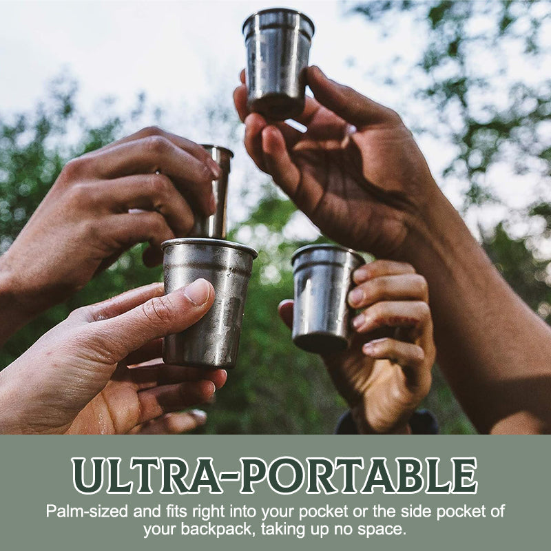 Outdoor Adventure Mini Wine Glass Set: Enjoy exciting moments anytime, anywhere.