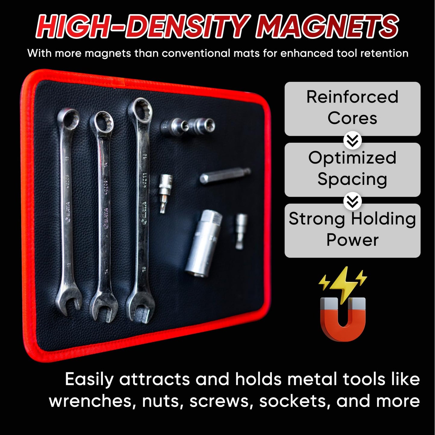 🧲3Set Flexible Magnetic Tool Mat