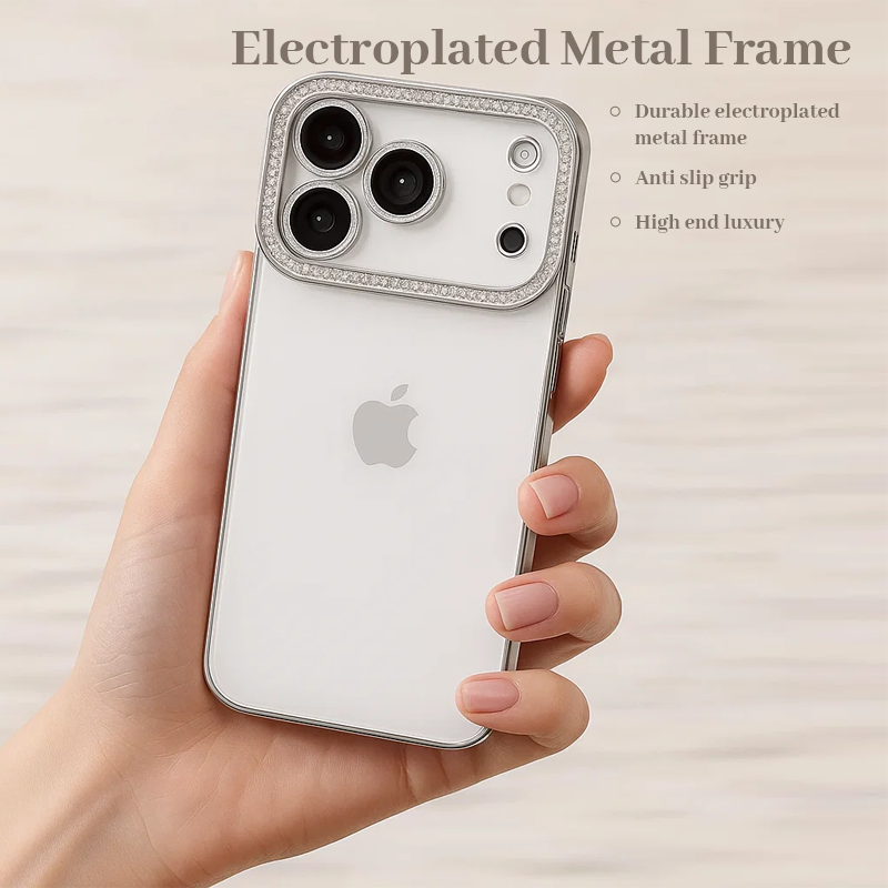 📱  iPhone 17 Pro Max Crystal Phone Case