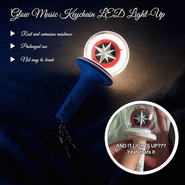 ✨Glow Music Keychain LED Light-Up