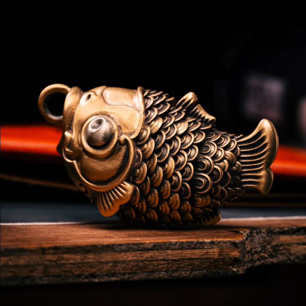 Koi Fidget Pendant With Chain