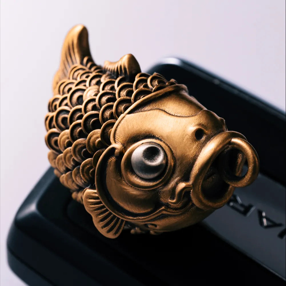 Koi Fidget Pendant With Chain