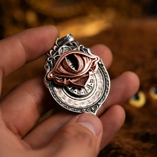 🏆Flash Sale⚡ 50K+ SOLD!👁️‍🗨️Handmade Tarot Vision Pendant: Connect to Cosmic Wisdom Anytime(Cheat Sheet Included)